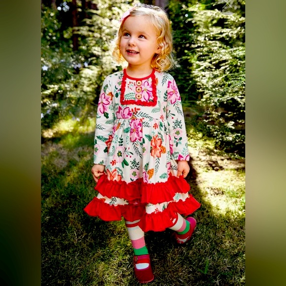 Size 2,4,8,10,14 NWT Girls MATILDA JANE Wonderment Talk About Floral Dress - Picture 1 of 4